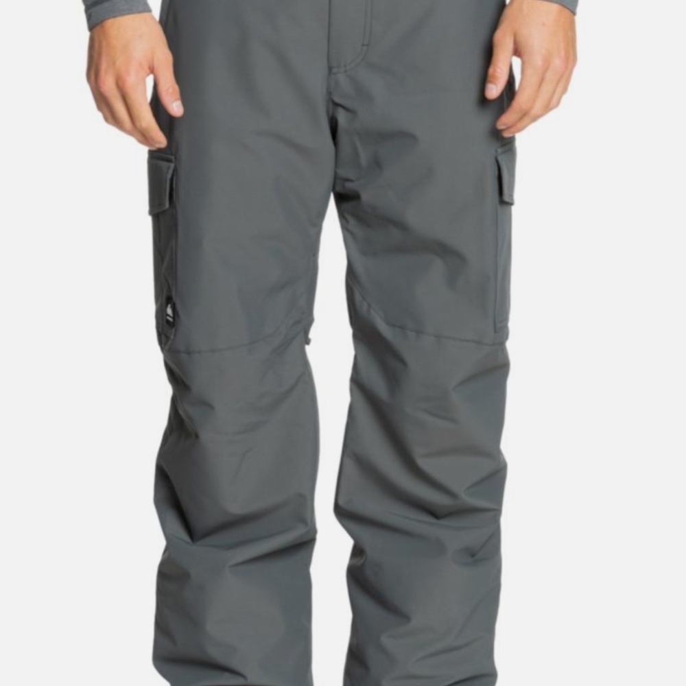 Quiksilver Porter Insulated gray Snow Pants (Size M)